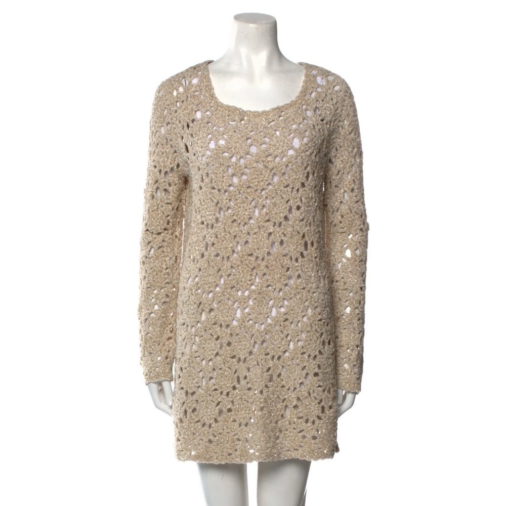Escada Scoop Neck Mini Dress Size 38